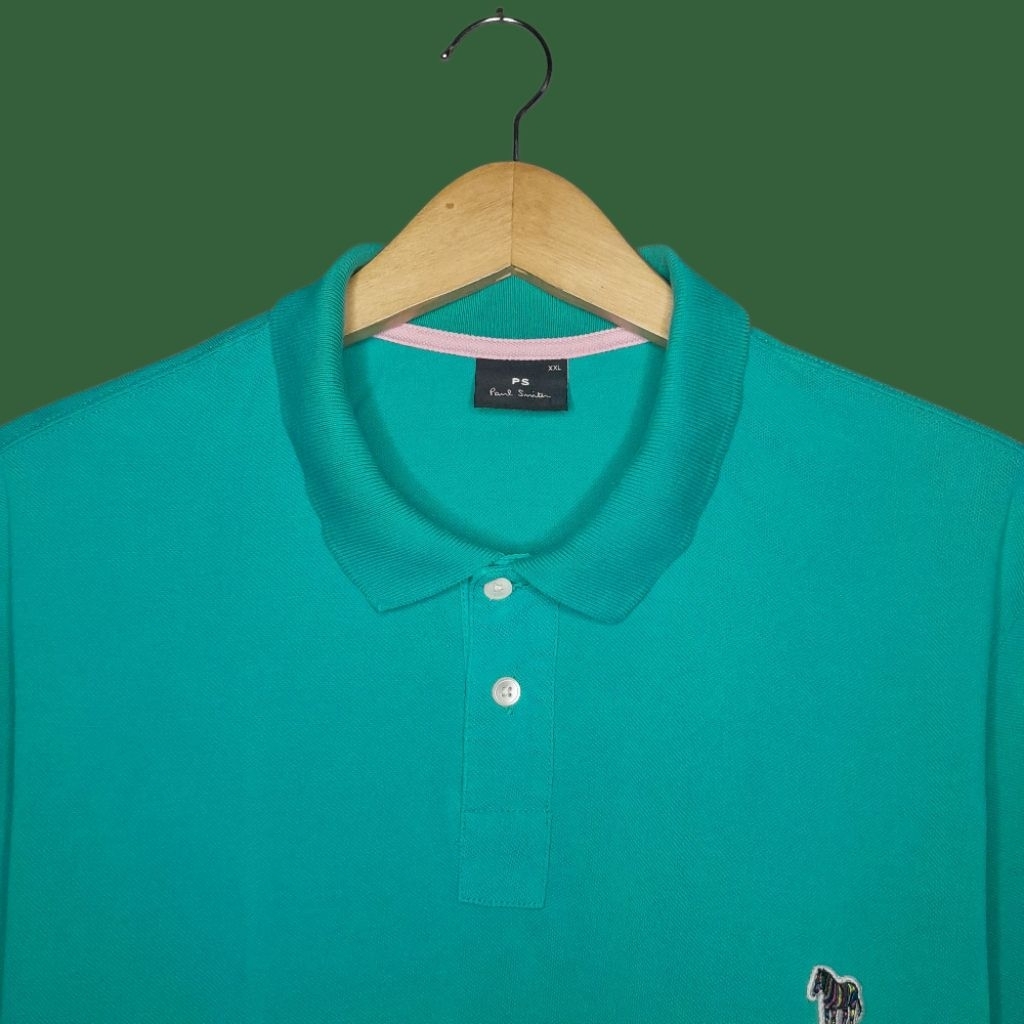 PAUL SMITH Kaos Kerah Polo Shirt Pria, Atasan Berkerah Pria