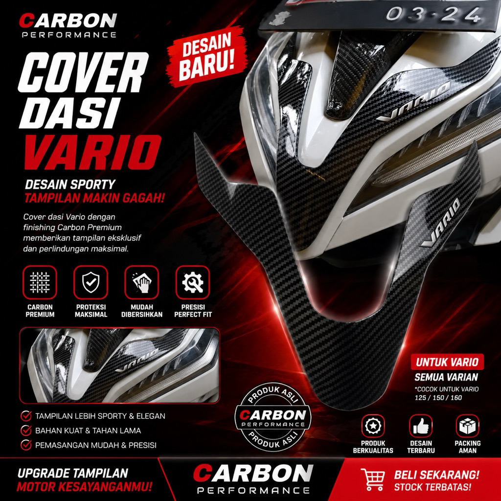 garnish Vario carbon / cover garnish dasi Vario carbon