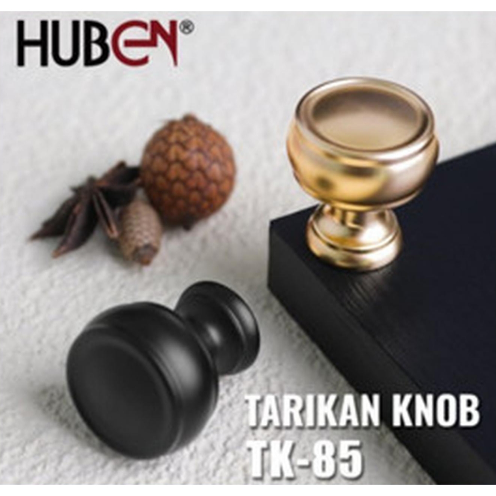 HUBEN Handle Knob TK 85 / Tarikan Knob / Tarikan Laci Lemari Aluminium HUBEN