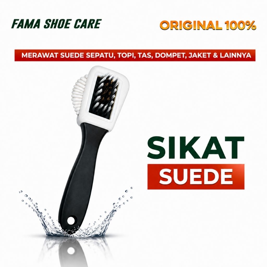 FAMA- Sikat Suede- sikat nubuck-sikat sepatu-fama shoe cleaner-fama shoes cleaner