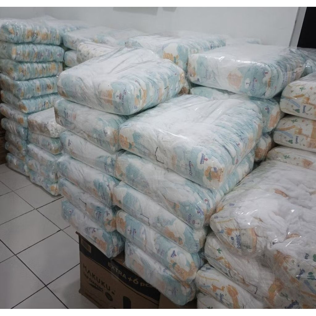 Popok Curah Sweety Cloud Soft Ukuran NB-S Perekat – Kualitas Original Harga Hemat
