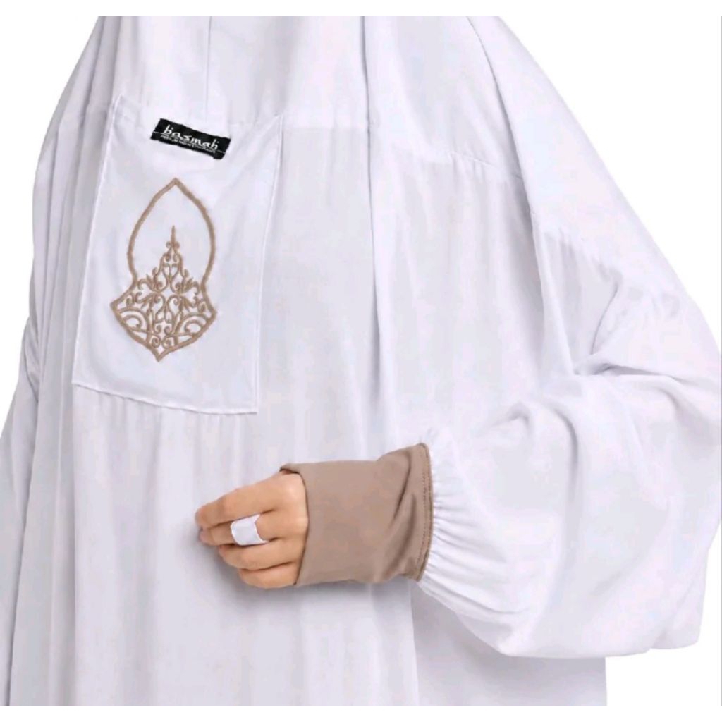 Mukena Basmah/Mukenah Terompah Hadromaut/Mukena Manset