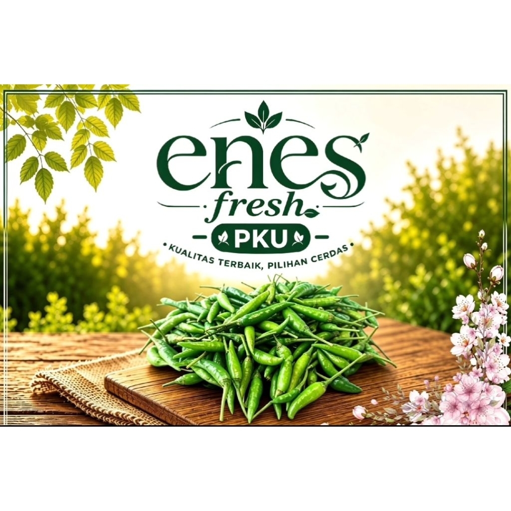 Cabe Rawit Runcing 250gr / 100gr enesfreshpku