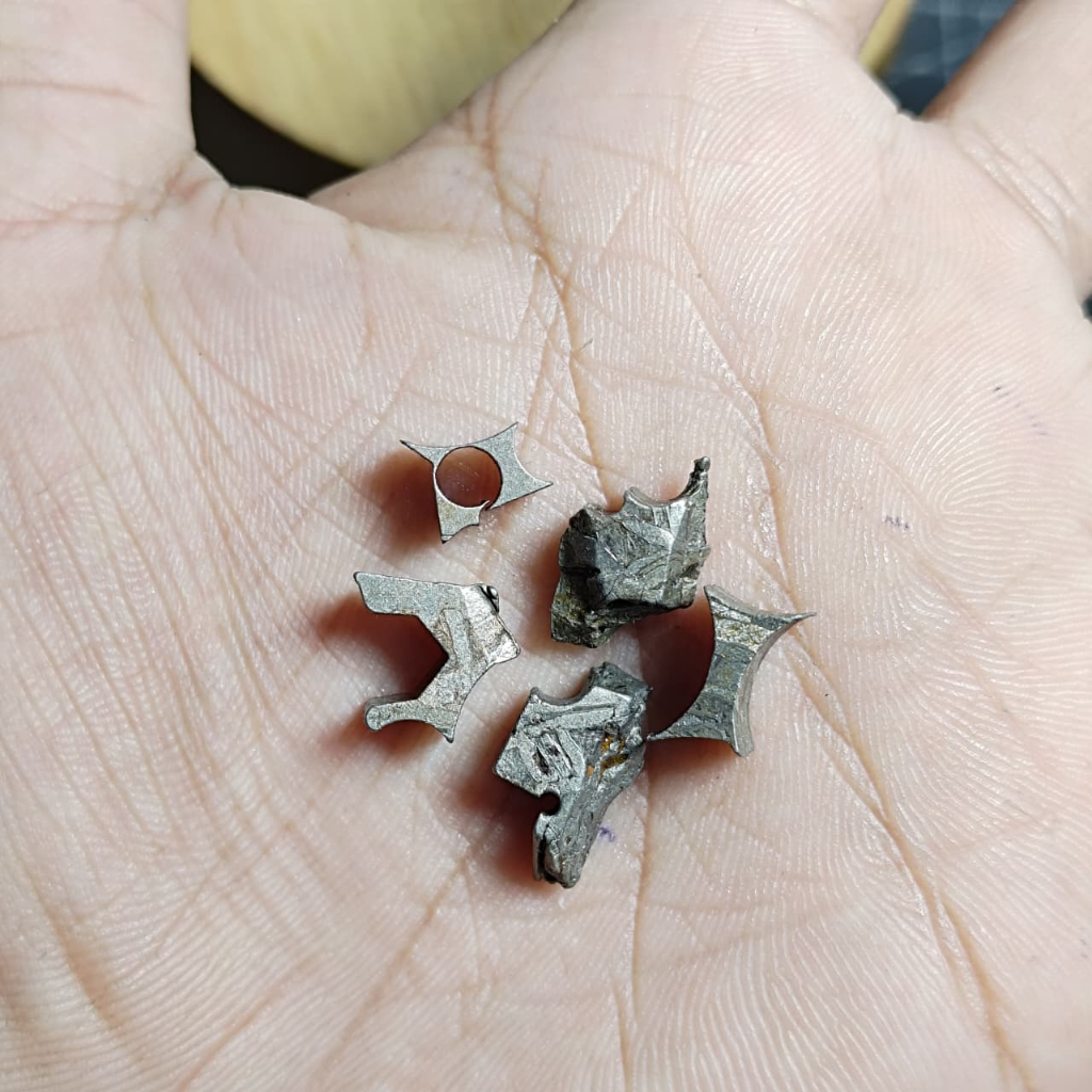 Natural Aletai Iron Meteorite Paket (8) Asli Meteorite