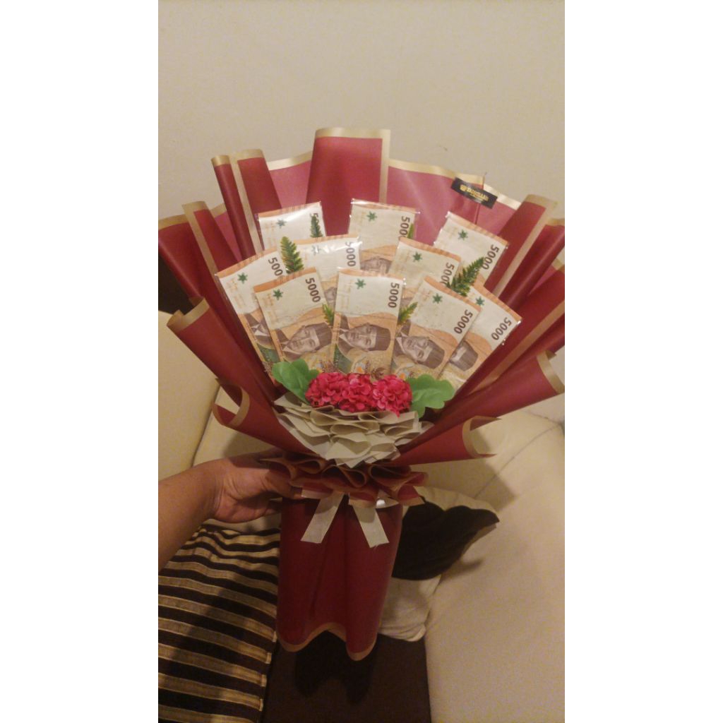BUKET UANG 5000 10 LEMBAR