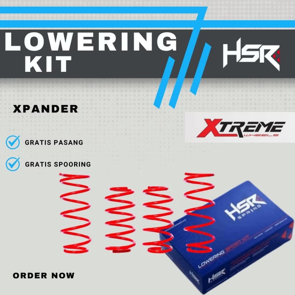 Lowering kit xpander depan belakang hsr wheel