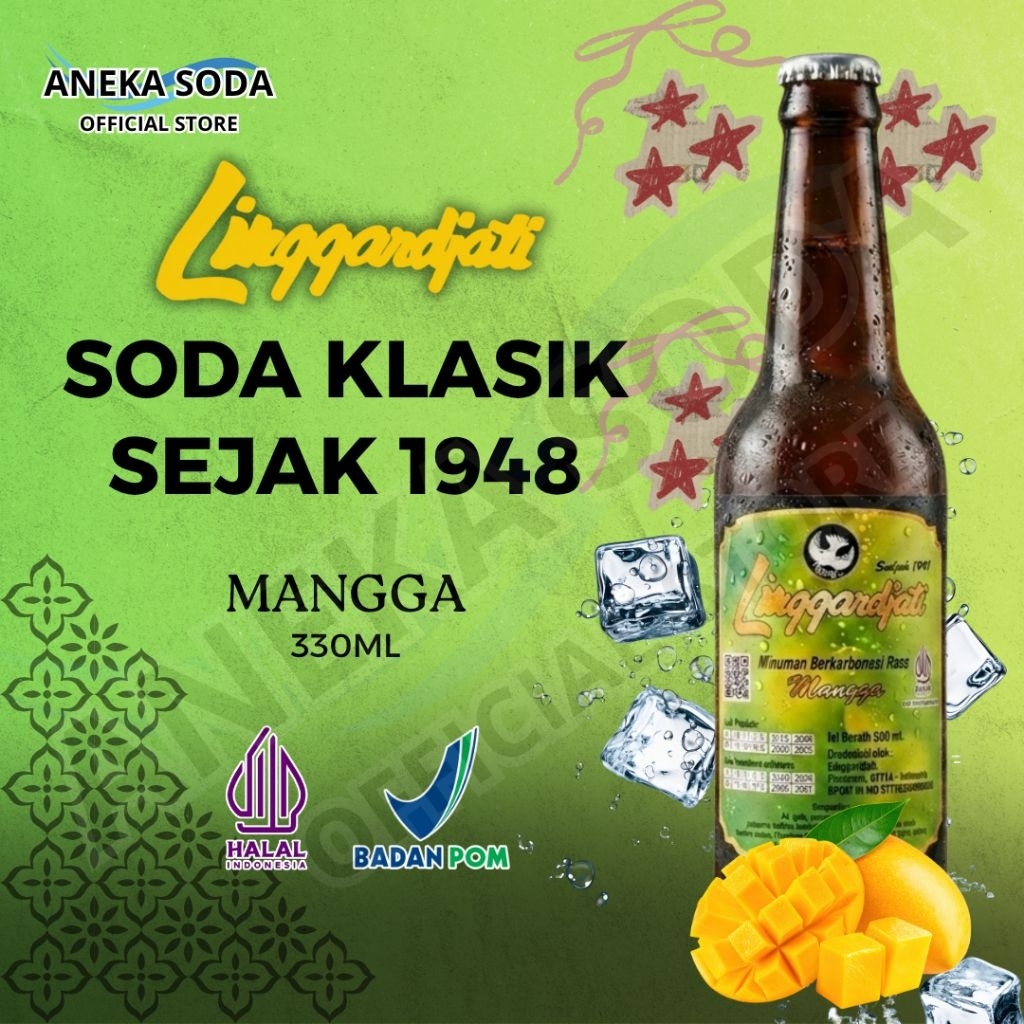 Limun Linggardjati Mangga 330ml Halal Termurah