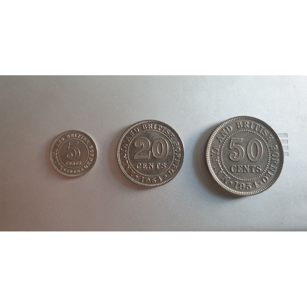 Coin 5, 20 & 50 Cents Ori