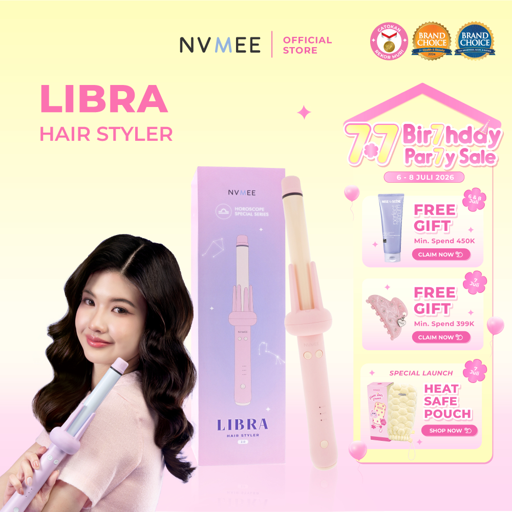 NVMEE - Libra Hair Styler 2.0 | Catokan Keriting Otomatis