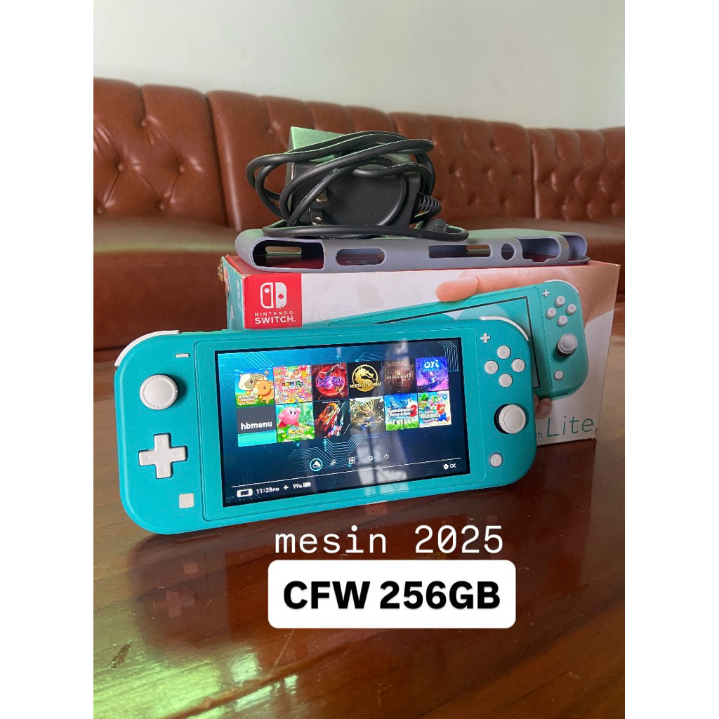 nintendo switch lite CFW 256gb
