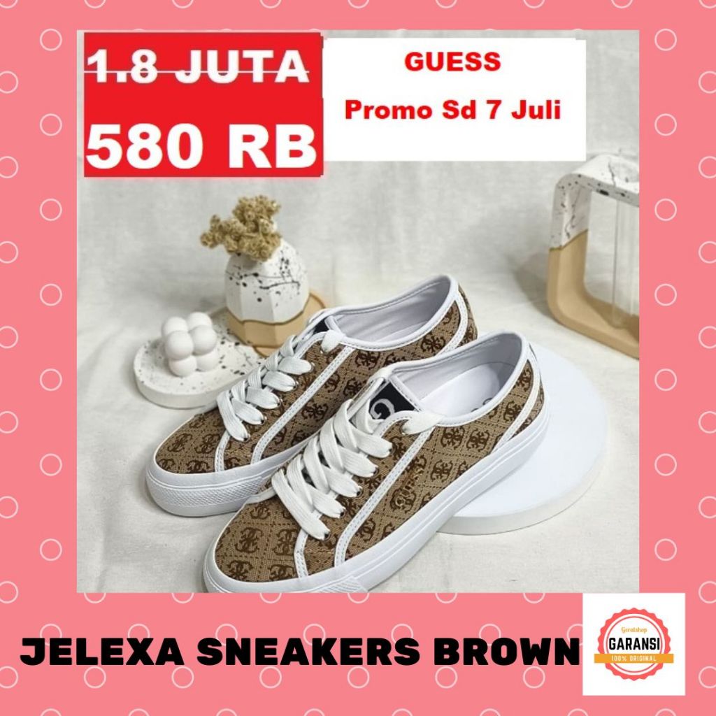 Sepatu sneakers wanita seri JELEXA Guess 100% original store