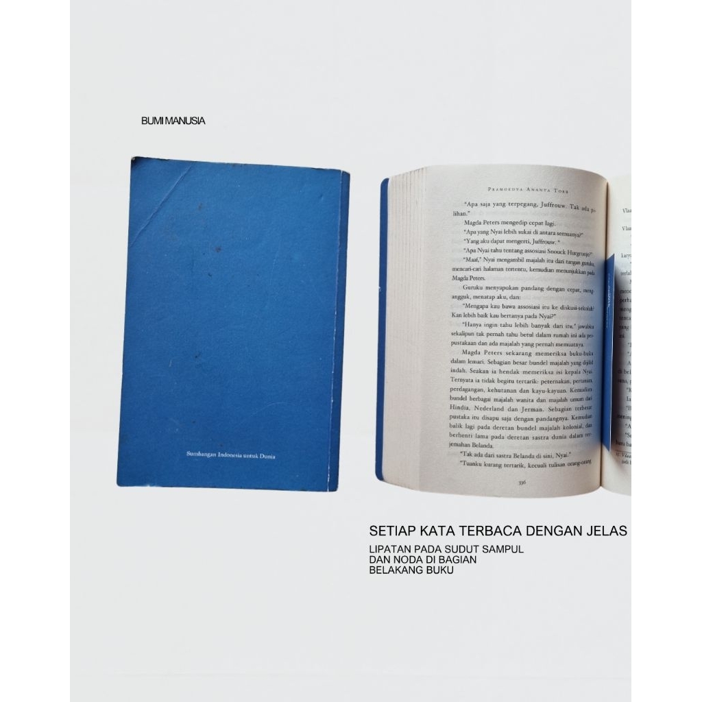 Preloved buku Bumi Manusia edisi seabad Pramoedya Ananta Toer