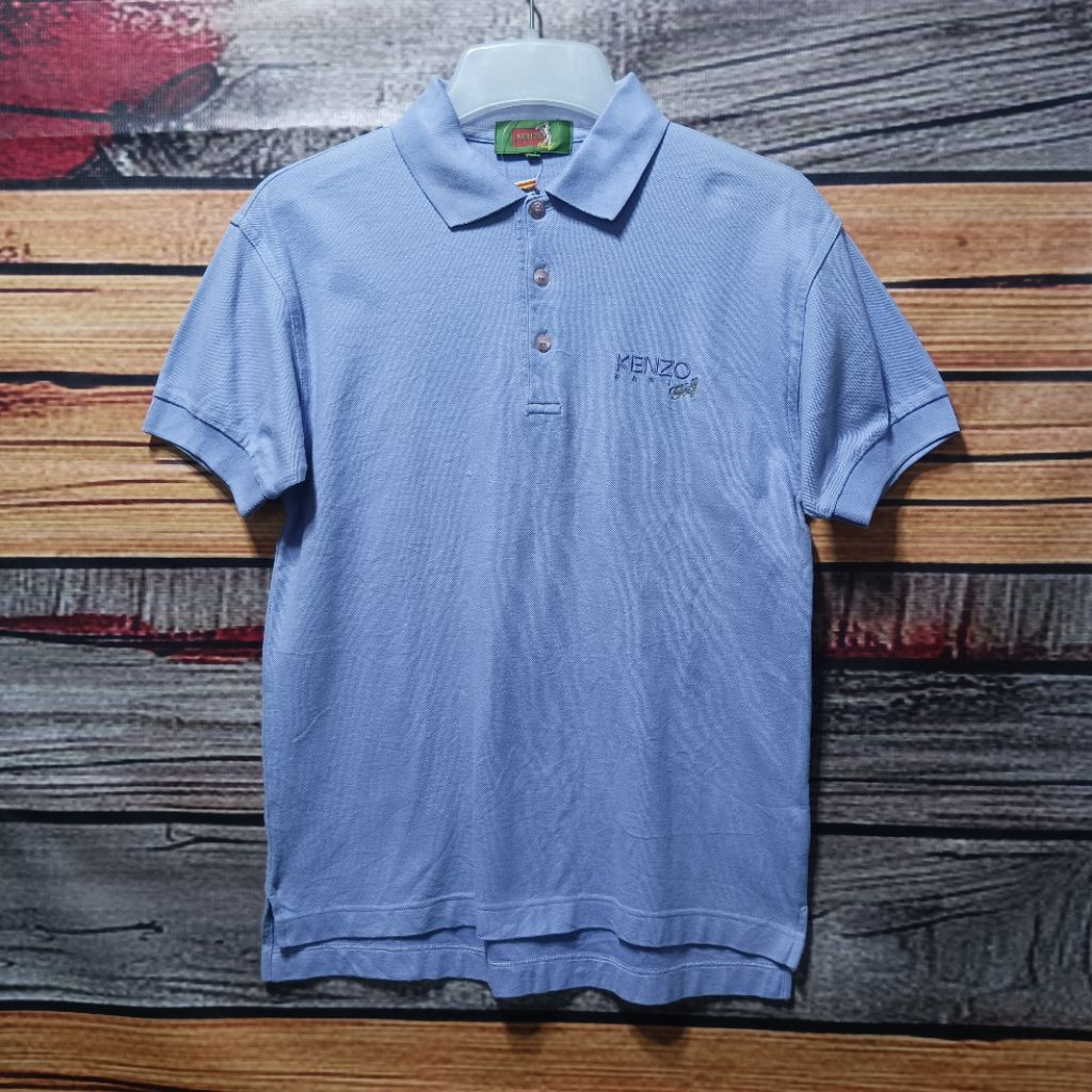 kaos polo shirt KENZO size S casual bagus murah
