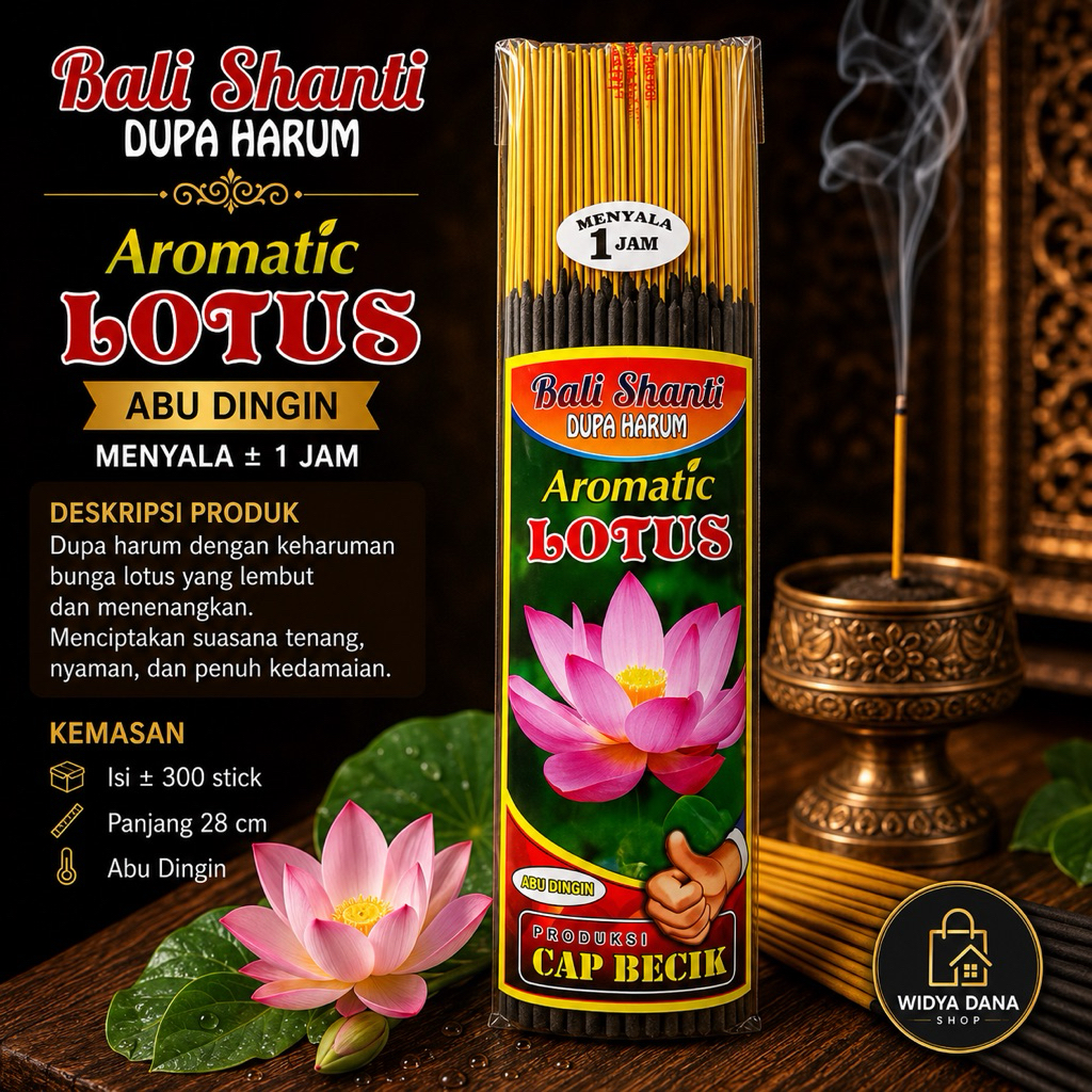 Dupa CAP BECIK BALI SHANTI 1jam | LOTUS