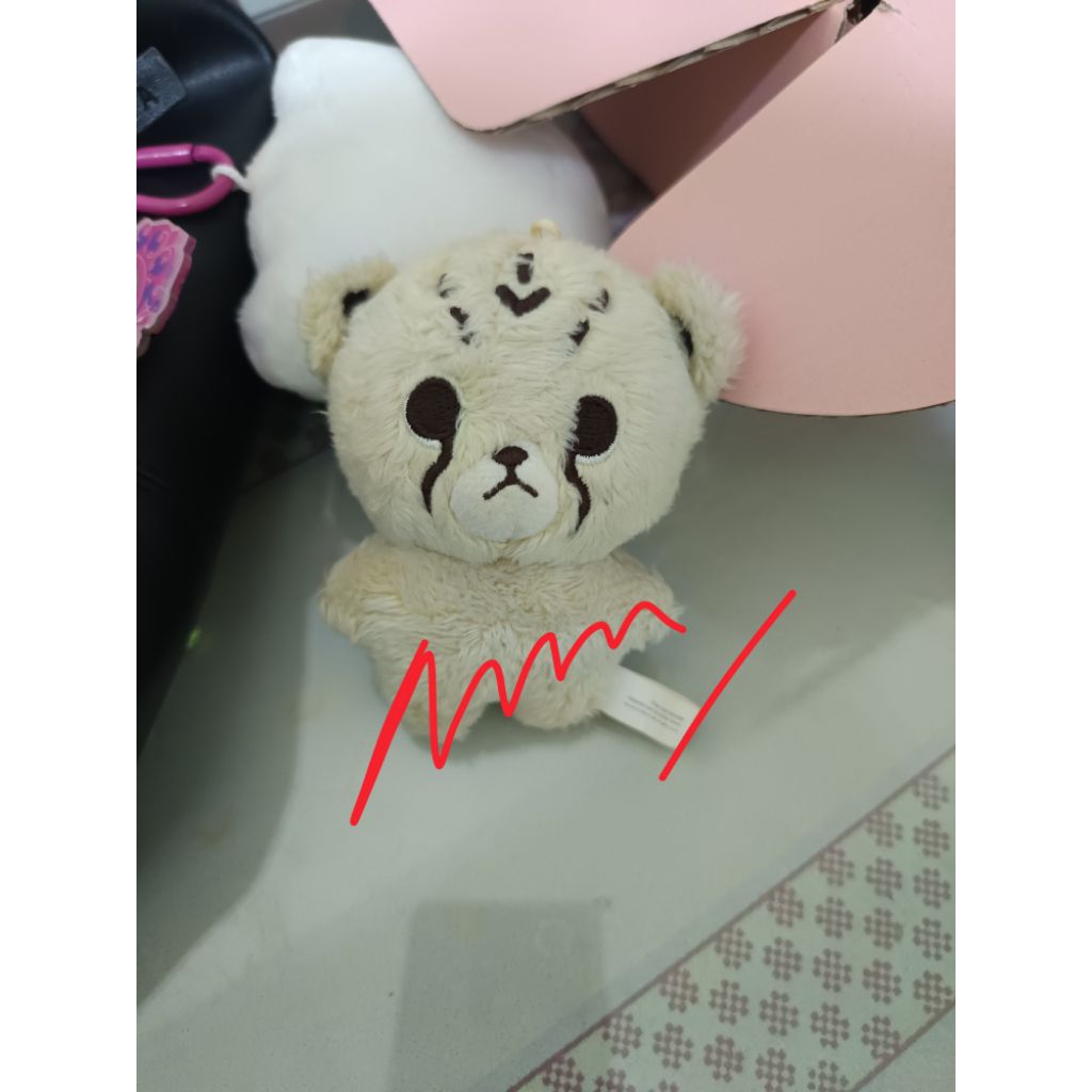 cheetah lee 10 cm tag putih official
