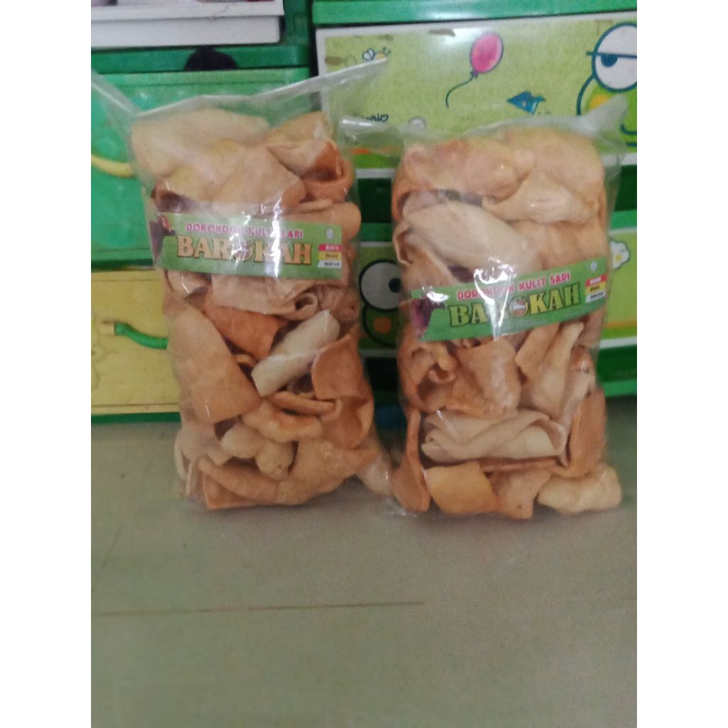 KRUPUK KULIT DOROKDOK | KULIT SAPI ASLI 100% | KRUPUK KULIT