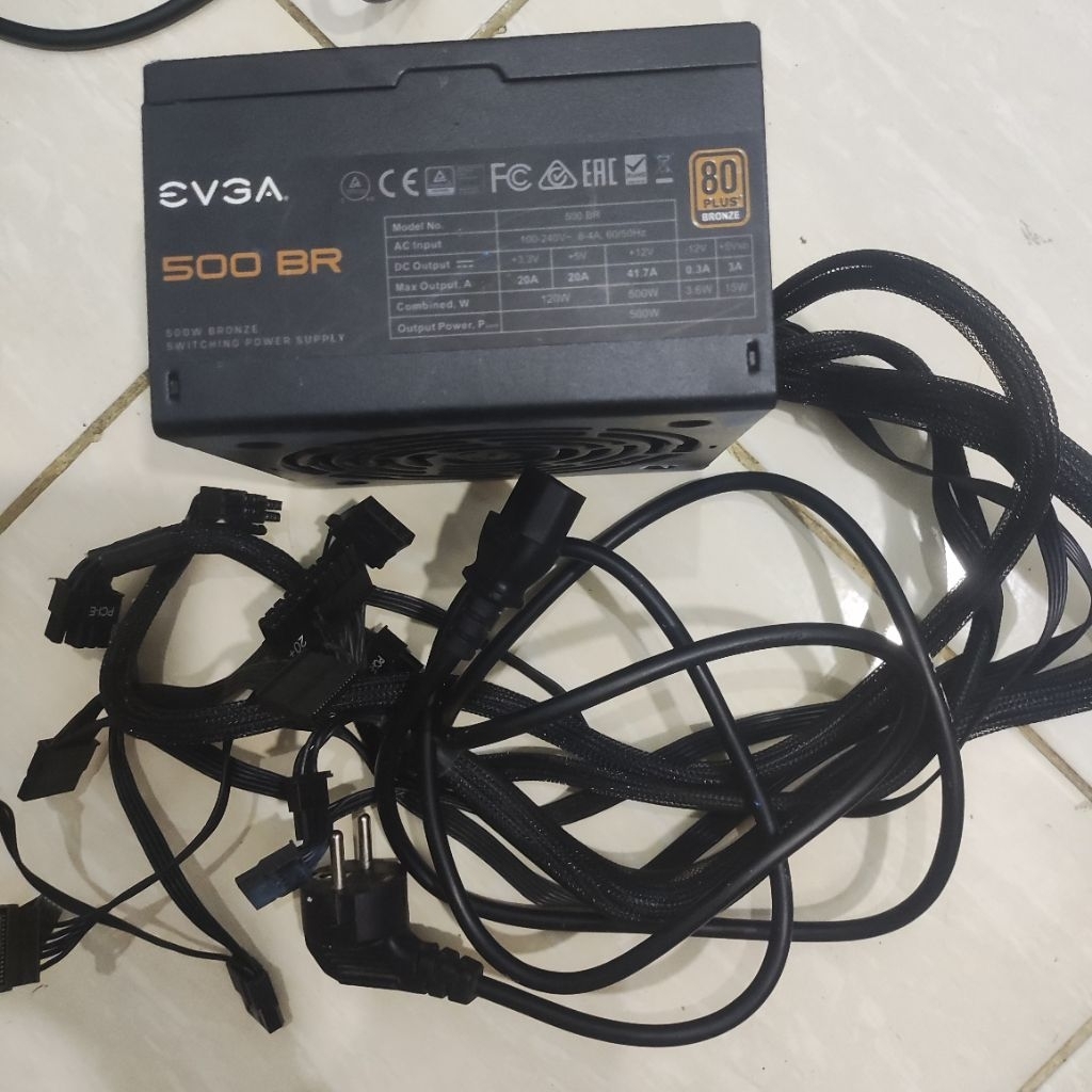 Evga BR500w 80+ bronze