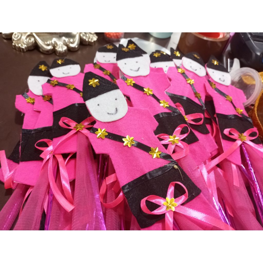 bunga telur raja melayu pontianak pink