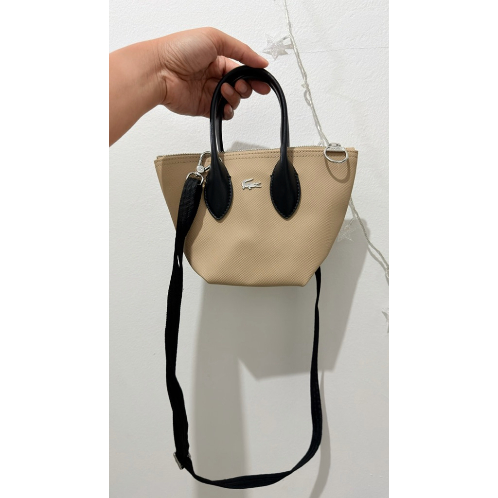 LACOSTE mini sling bag original preloved