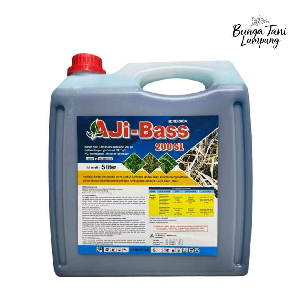 Herbisida Aji Bass 200SL 5 Liter Solusi Semua Rumput Liar