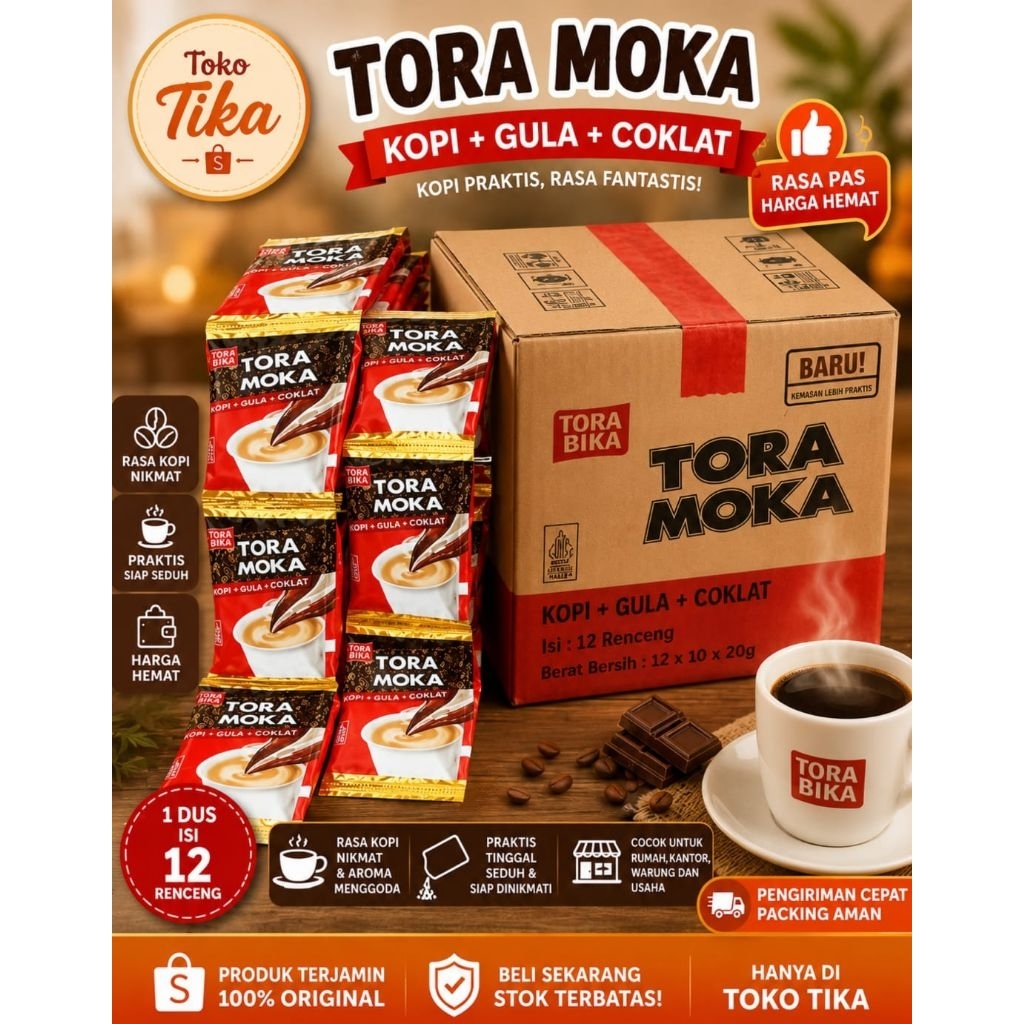 Tora Moka 1 dus/karton