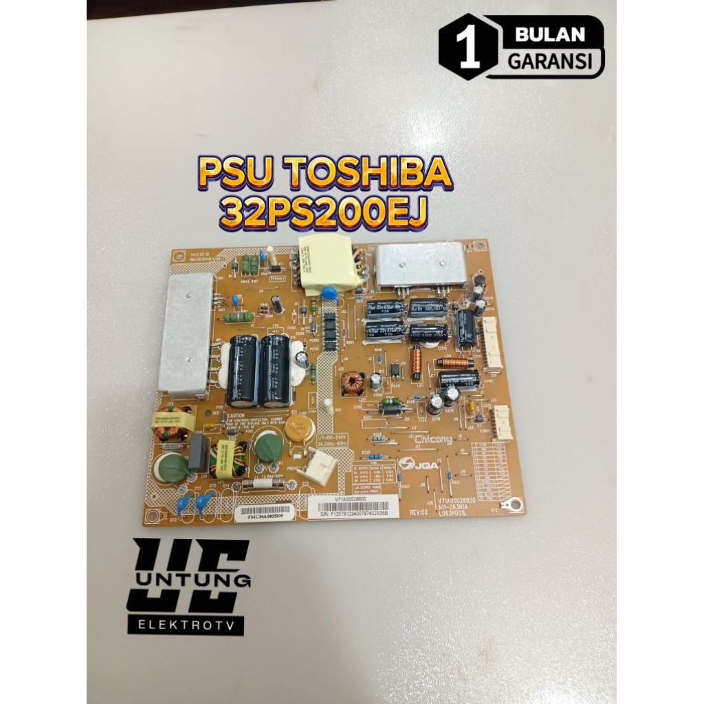 PSU TV LED TOSHIBA 32PS200EJ PSU POWER SUPPLY REGULATOR TV LED TOSHIBA 32PS200EJ