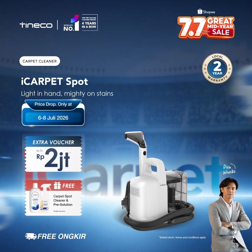 Tineco iCarpet Spot Carpet Cleaner Vakum Pembersih Karpet