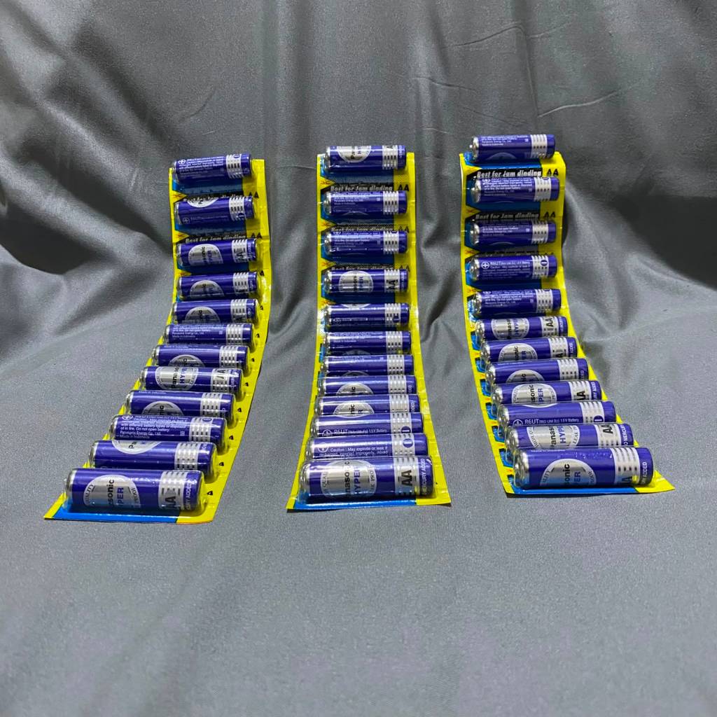 Selalu_Juara Baterai Panasonic Aa/Aaa 12 Pcs - Konstruksi Anti Bocor, Hemat Energi, Aman Digunakan