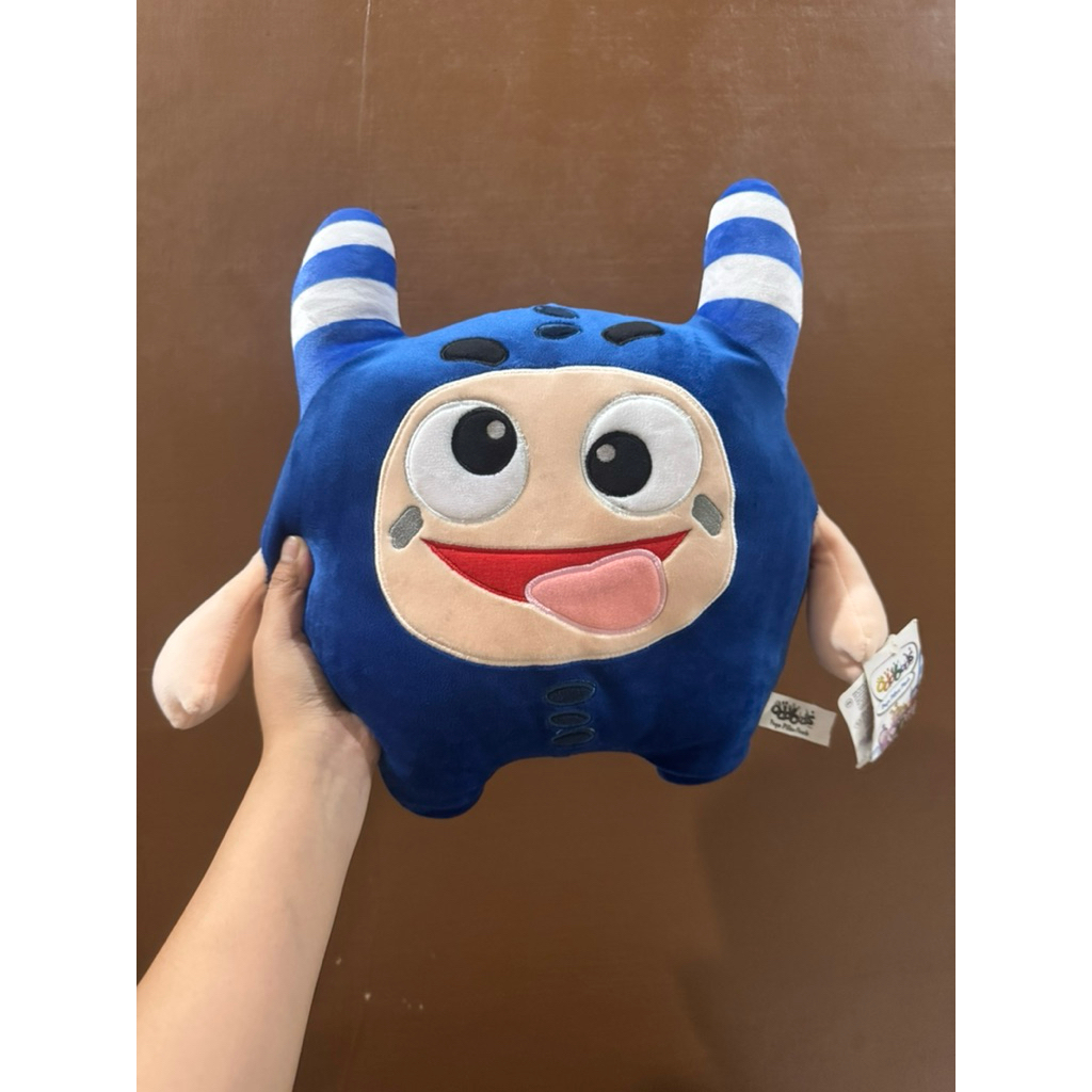 Boneka Bantal Karakter Pogo Oddbods size 32x30cm Original / Pogo Pillow Plush Oddbods Original / Bon
