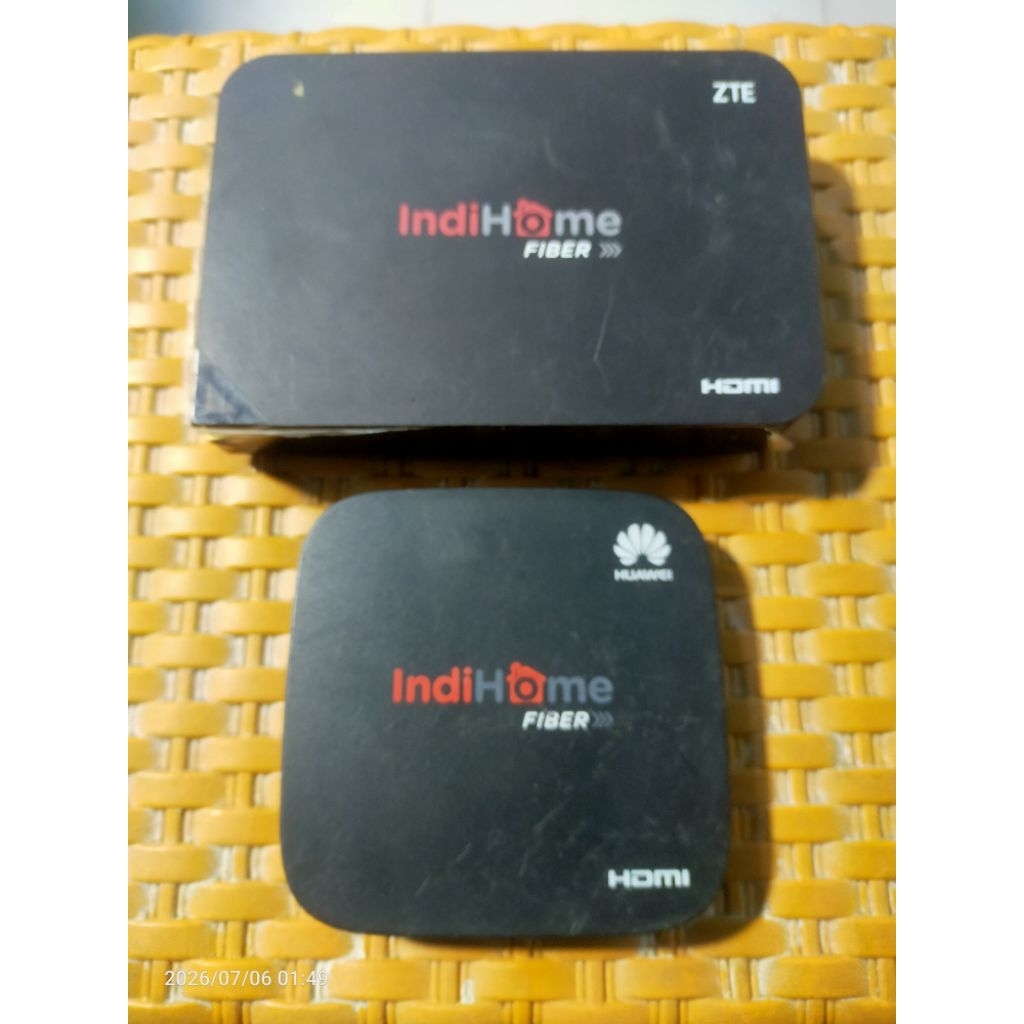 STB Bekas indihome hidup Belum root..