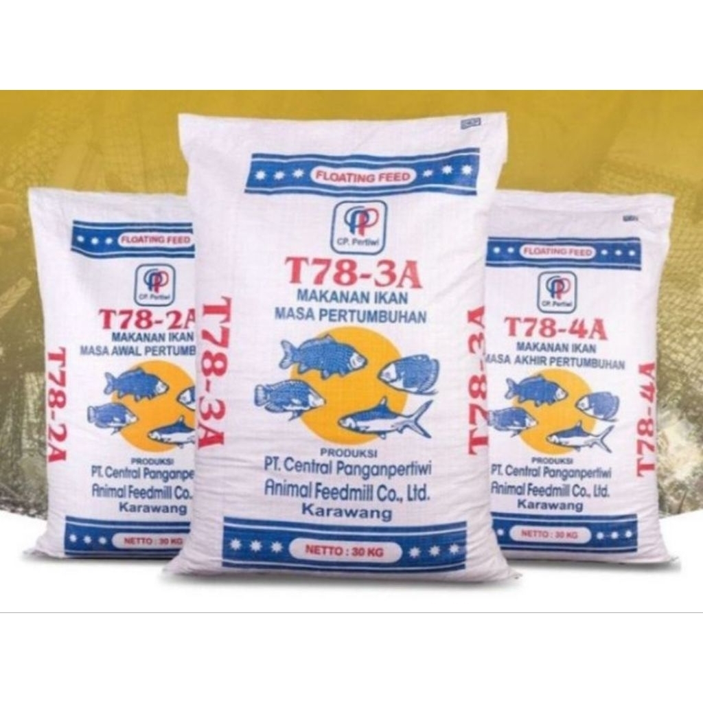 PELET PAKAN IKAN T78 T-78 REPACK 1 KG