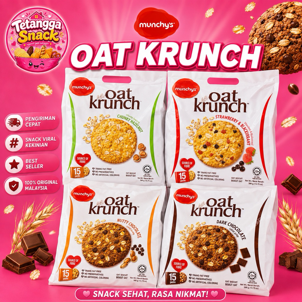 Munchy's Oat Krunch Malaysia 100 % Original