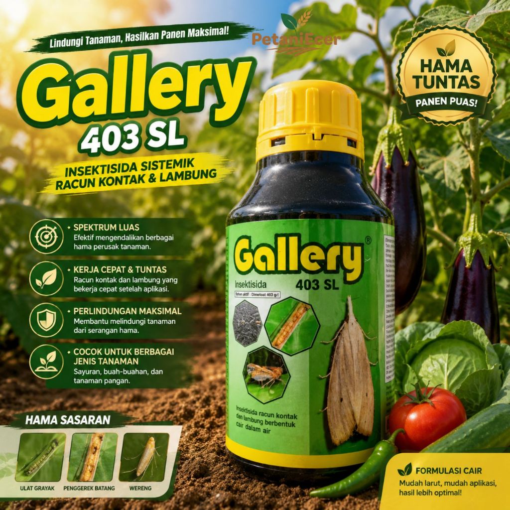 Gallery 403 SL Insektisida Sistemik Untuk Basmi Sundep dan Wereng - Bonus SpeedGrow Pupuk Pemacu Per