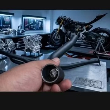Leher Knalpot Standar Yamaha Aerox 155 Old/Lexy  Tebal Berkualitas