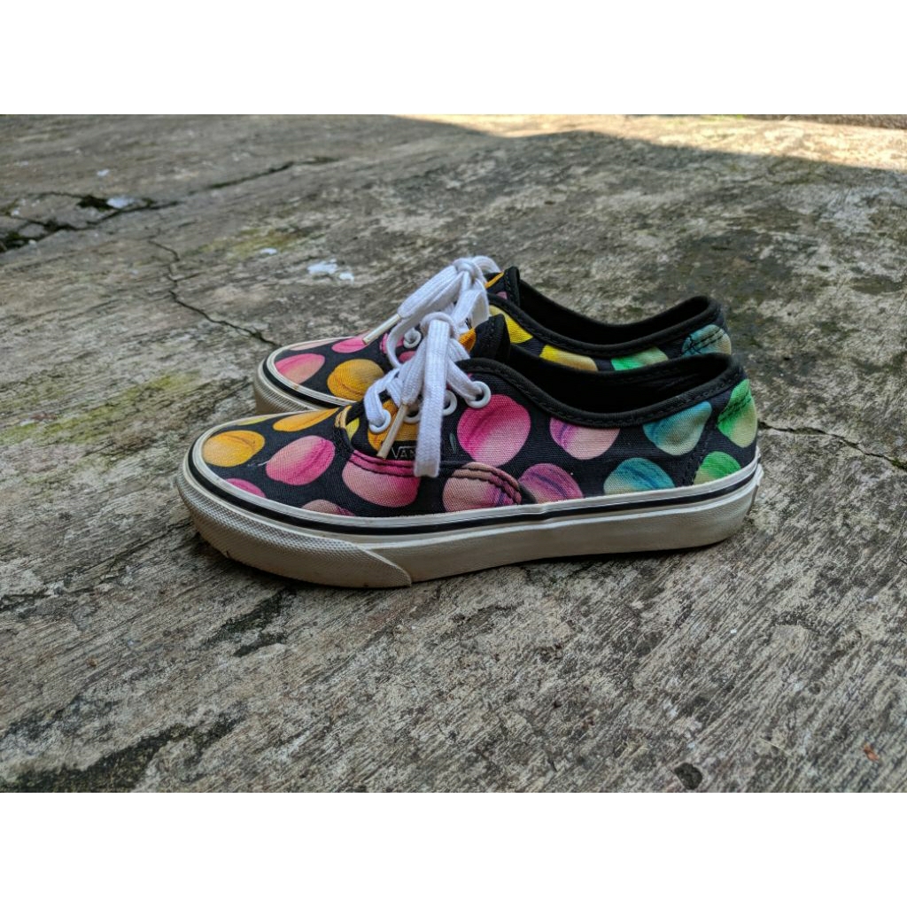 vans anak kids authentic macaron second prelove