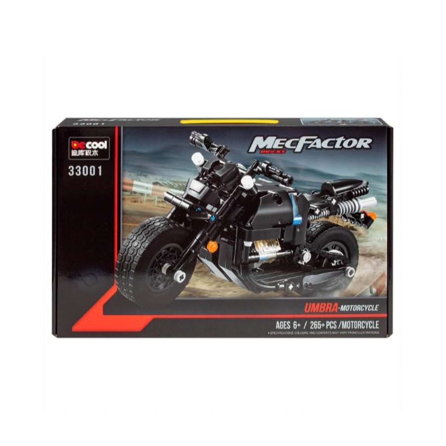 Decool 33001 Set Mainan Balok Susun Building Block MecFactor Bricks Umbra Motorcycle