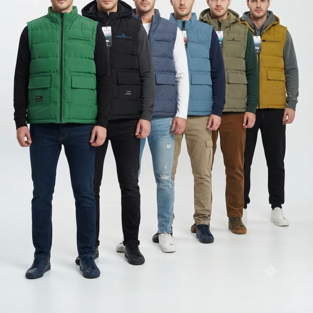 ASTRINA ROMPI KICKZOOGAR VEST PRIA PREMIUM TANPA TOPI ORI VEST KICKZOOGAR BORDIR