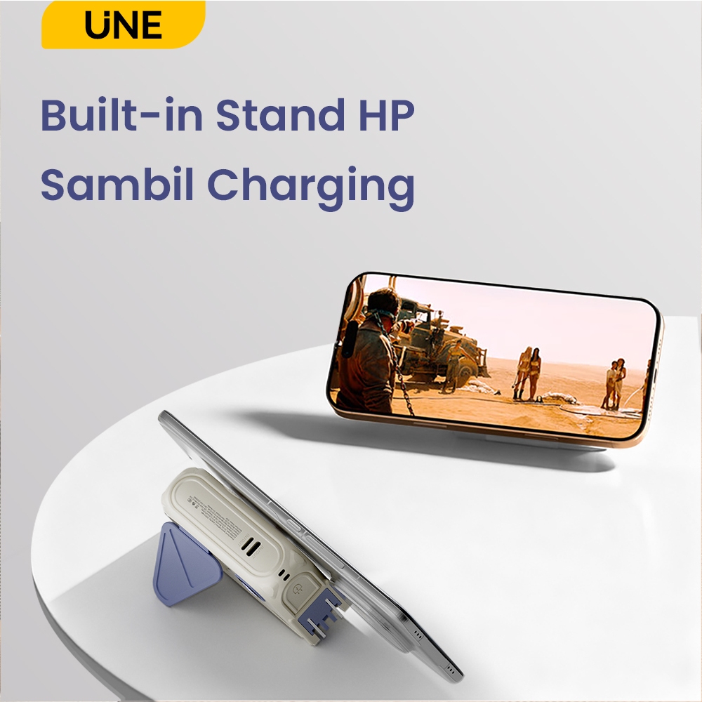 BIG SALE [Garansi 2 tahun] UNE Powerbank Fast Charging Mini Wireless Magnetic 30000/20000mah Type C