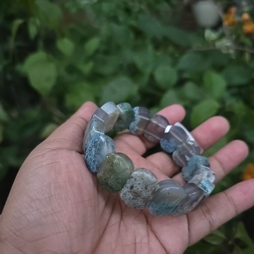 SoftBangle moss Agate