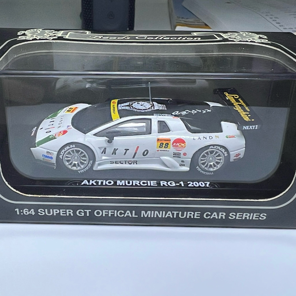Skala 64 Kyosho Beads Lamborghini Murcielago RG-1 Diecast Model Miniscale
