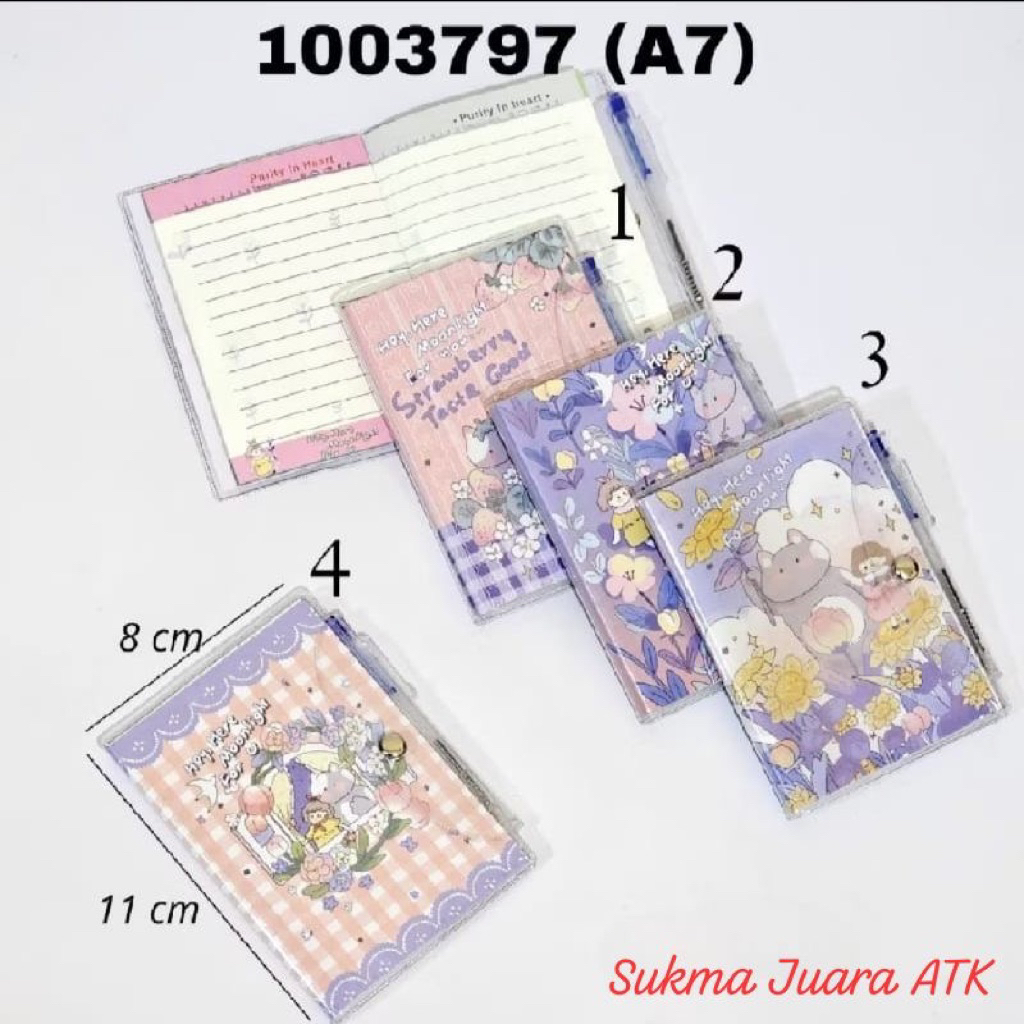 BUKU NOTES KANCING A7