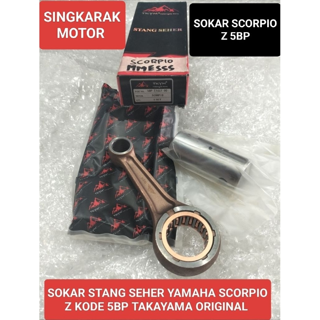 SOKAR TIANG STANG SEHER YAMAHA SCORPIO Z KODE 5BP TAKAYAMA ORIGINAL
