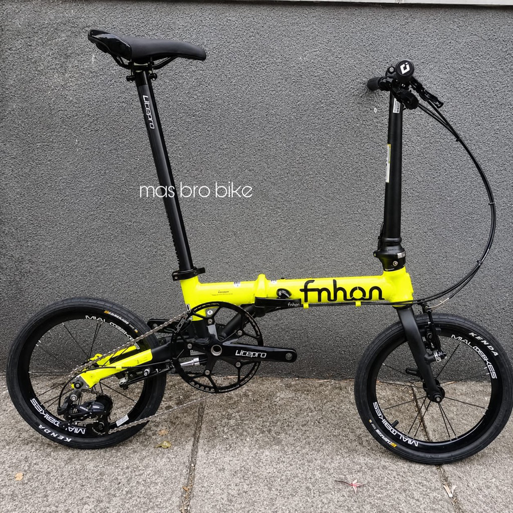 sepeda lipat fnhon freedom 16 inc 5 speed new rakit diskon akhir tahun