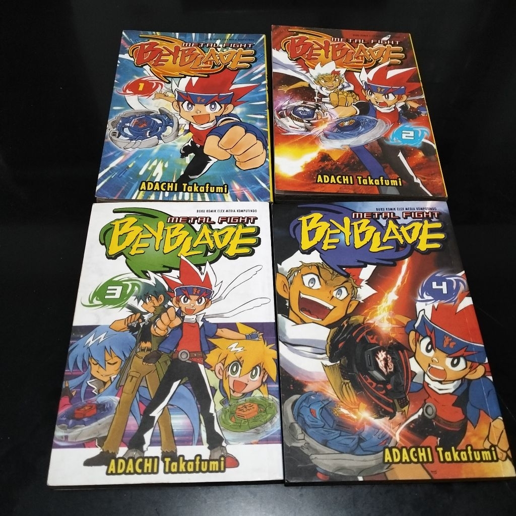 Komik Metal Fight Beyblade vol 1 2 3 4 ORIGINAL preloved