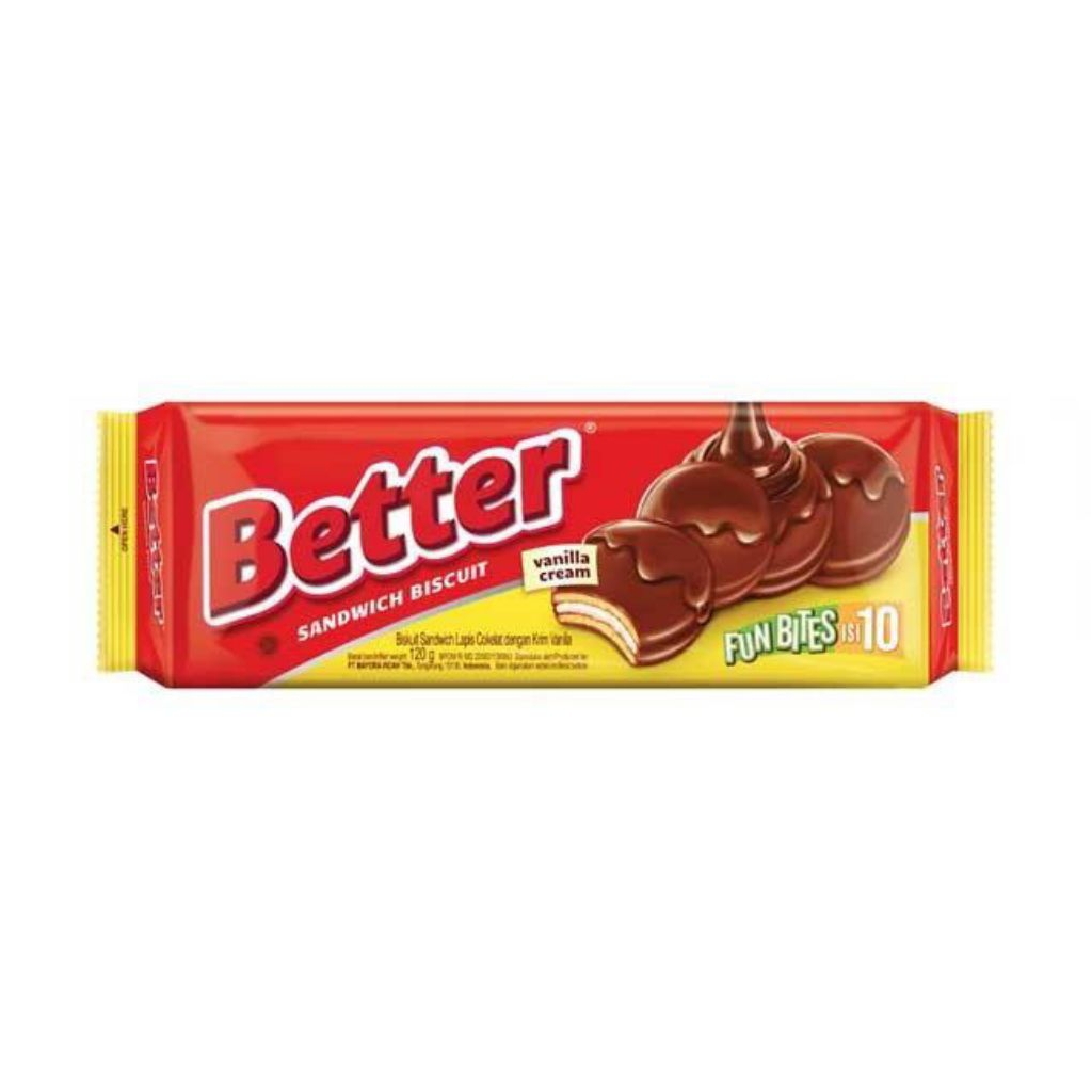 BETTER SANDWICH BISCUIT VANILA 100gr ( PCS )