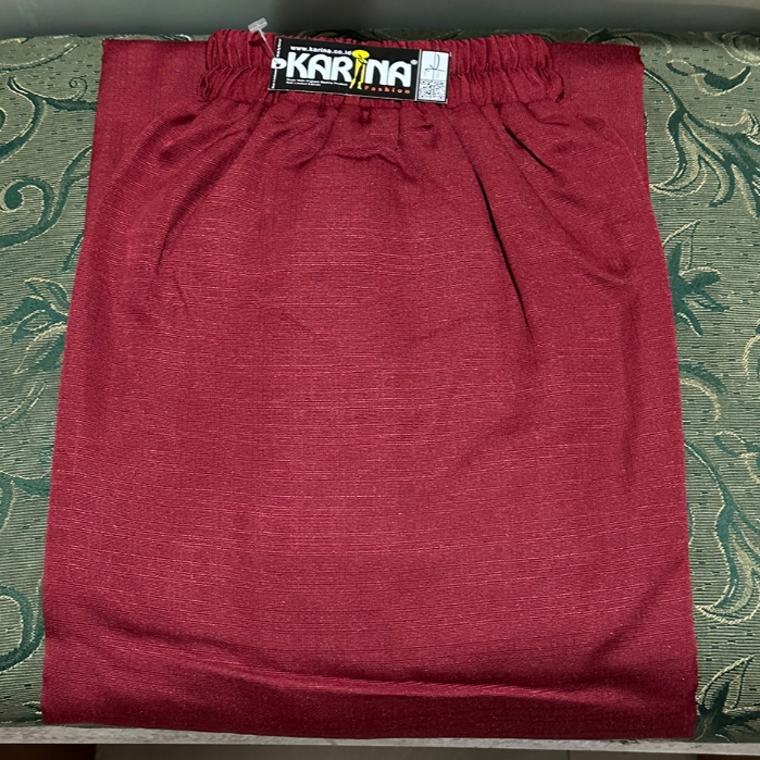Rok Kerja Polos Muslimah Original AMUNZEN Panjang Full Karet (Produsen Rok Wolfis Balotelli) - COD