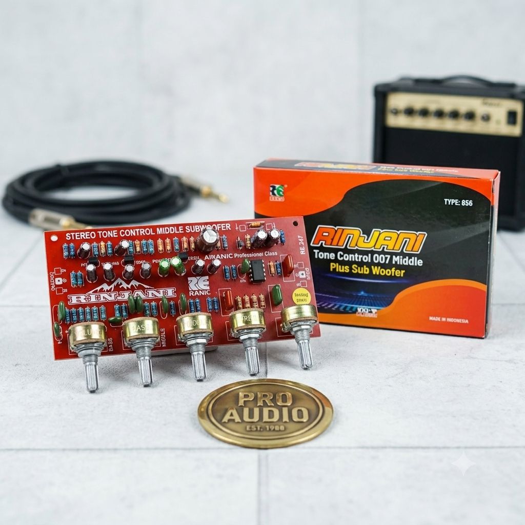 Stereo Tone control middle plus Subwoofer - Tone control stereo - tone control rinjani - kit ranic -