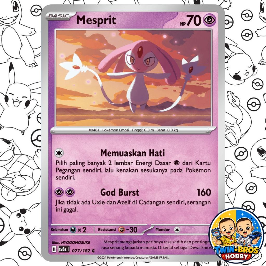 Mesprit 077 - Kartu Pokemon TCG Indonesia
