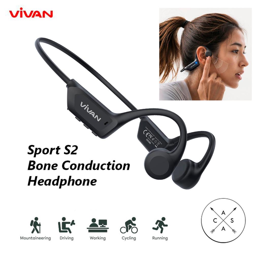 Vivan Headset Bluetooth Wireless Ear Bone Sport S2
