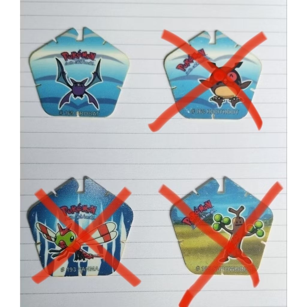 POKEMON PENTAZOS 2001 RARE - LANGKA TAZOSS KOIN MEDALION POKEMON LANGKA